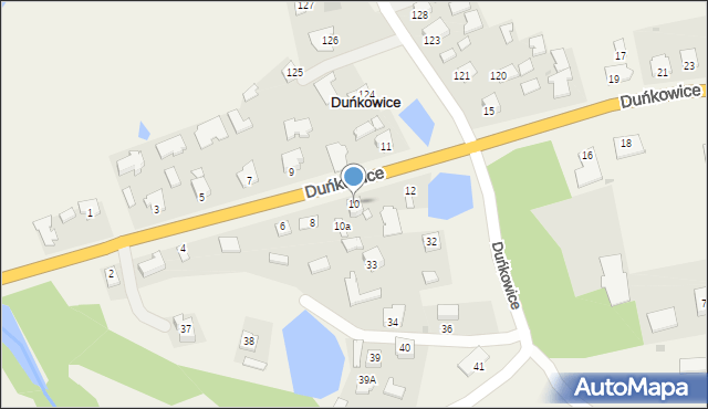 Duńkowice, Duńkowice, 10, mapa Duńkowice