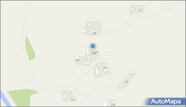 Duńkowice, Duńkowice, 219, mapa Duńkowice