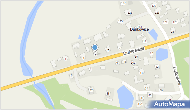 Duńkowice, Duńkowice, 5, mapa Duńkowice