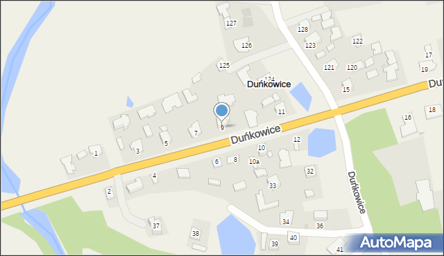 Duńkowice, Duńkowice, 9, mapa Duńkowice