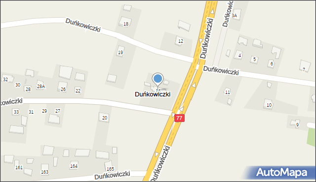 Duńkowiczki, Duńkowiczki, 14, mapa Duńkowiczki
