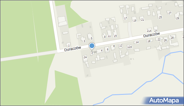 Duraczów, Duraczów, 2, mapa Duraczów