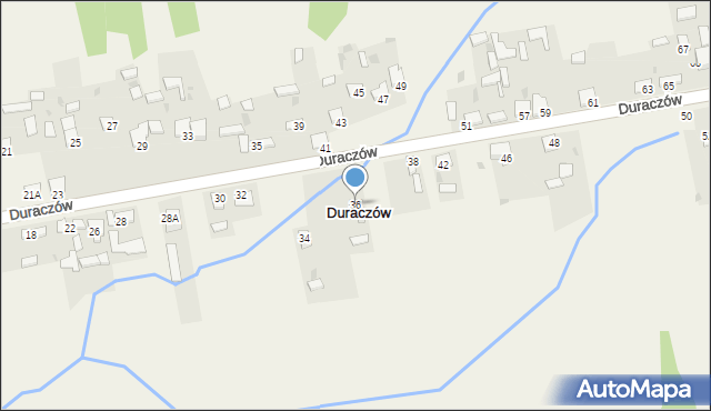 Duraczów, Duraczów, 36, mapa Duraczów