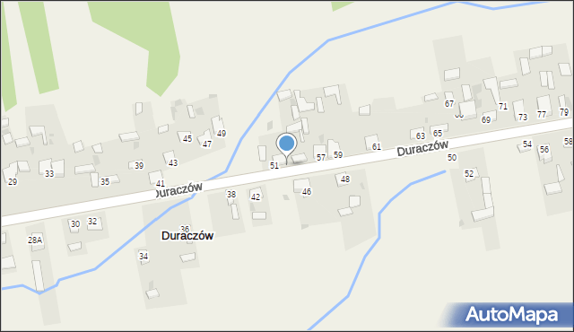 Duraczów, Duraczów, 55, mapa Duraczów