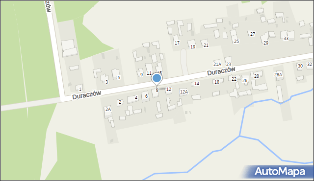 Duraczów, Duraczów, 8, mapa Duraczów