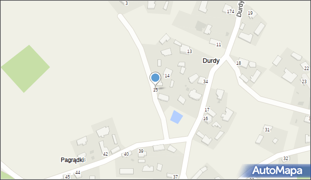 Durdy, Durdy, 15, mapa Durdy