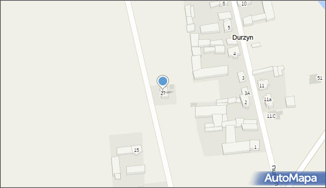 Durzyn, Durzyn, 27, mapa Durzyn
