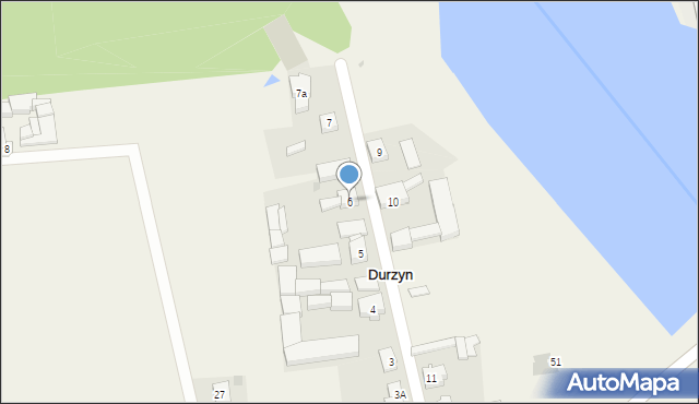 Durzyn, Durzyn, 6, mapa Durzyn