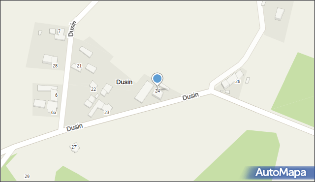 Dusin, Dusin, 24, mapa Dusin