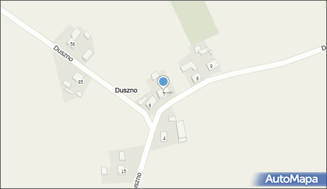 Duszno, Duszno, 7, mapa Duszno