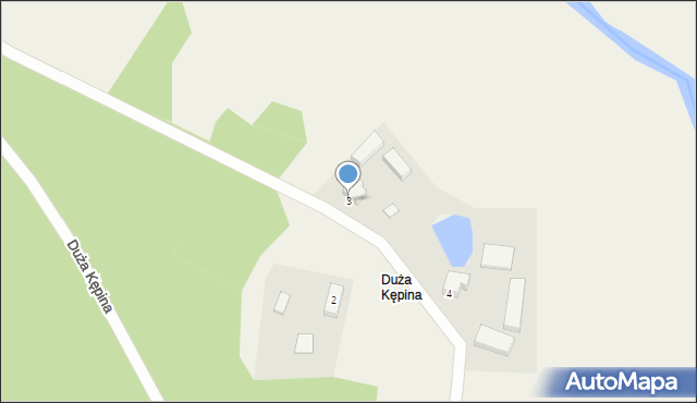 Duża Kępina, Duża Kępina, 3, mapa Duża Kępina