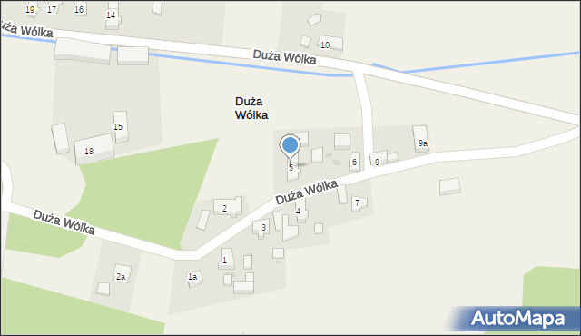 Duża Wólka, Duża Wólka, 5, mapa Duża Wólka