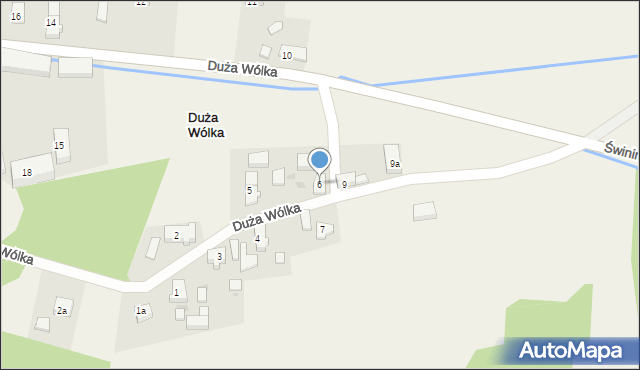 Duża Wólka, Duża Wólka, 6, mapa Duża Wólka