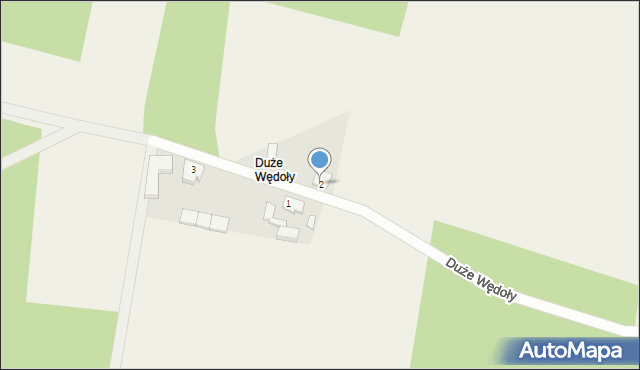 Duże Wędoły, Duże Wędoły, 2, mapa Duże Wędoły