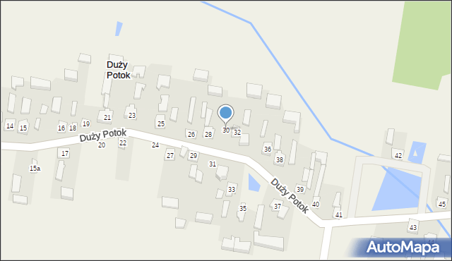 Duży Potok, Duży Potok, 30, mapa Duży Potok