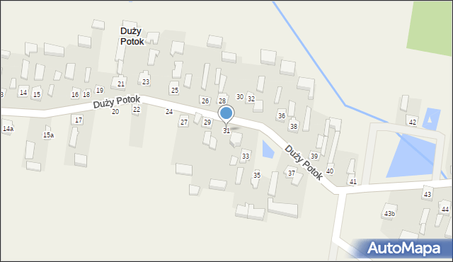 Duży Potok, Duży Potok, 31, mapa Duży Potok