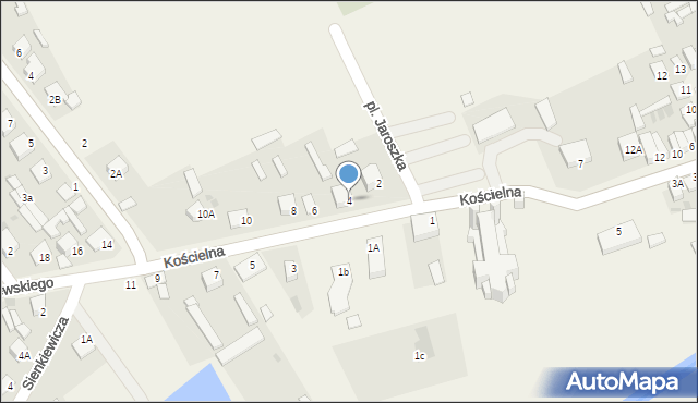 Goworowo, Dulczewskiego Stanisława, ks., 4, mapa Goworowo