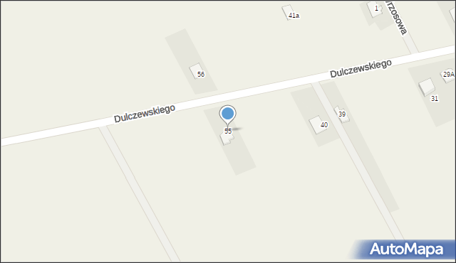 Goworowo, Dulczewskiego Stanisława, ks., 55, mapa Goworowo