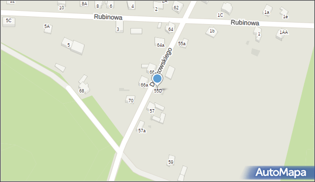 Imielin, Dunikowskiego Ksawerego, 55D, mapa Imielin