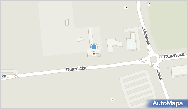 Kłodzko, Dusznicka, 32, mapa Kłodzka