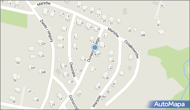 Limanowa, Dunarowskiego Władysława, 5, mapa Limanowa