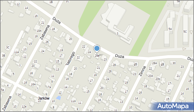 Marki, Duża, 24a, mapa Marki