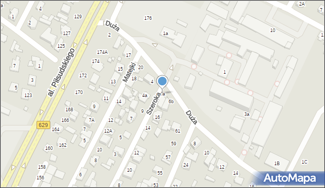 Marki, Duża, 6a, mapa Marki