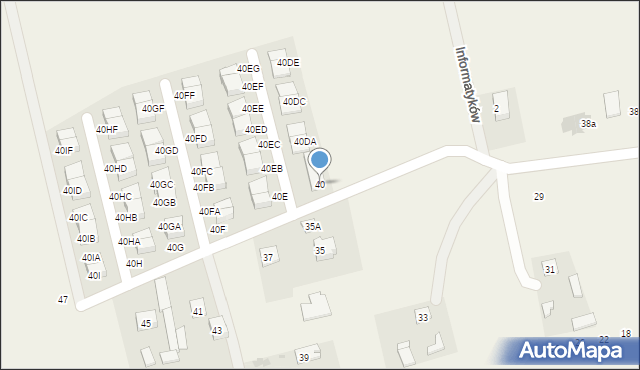 Ołtarzew, Duchnicka, 40, mapa Ołtarzew