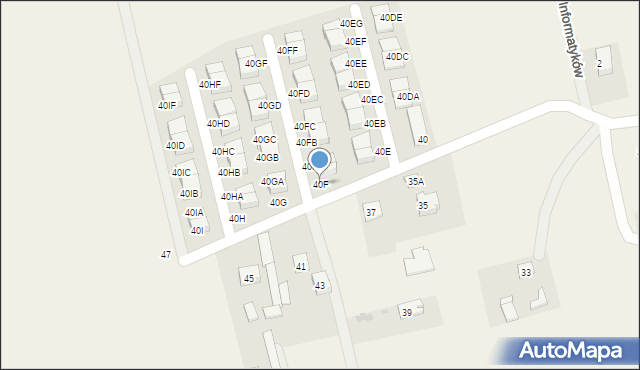 Ołtarzew, Duchnicka, 40F, mapa Ołtarzew