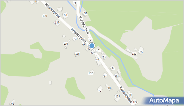 Piwniczna-Zdrój, Duchówka, 62, mapa Piwniczna-Zdrój