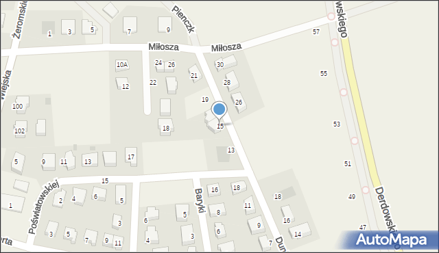 Pogórze, Dunina Piotra, 15, mapa Pogórze