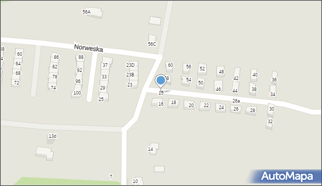 Słupsk, Duńska, 15, mapa Słupska