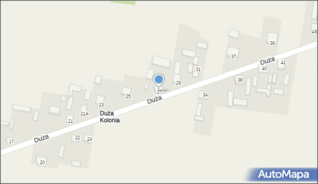 Snochowice, Duża, 27, mapa Snochowice