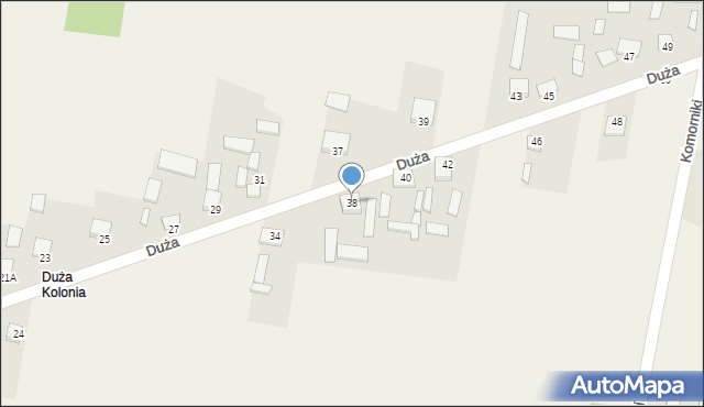 Snochowice, Duża, 38, mapa Snochowice