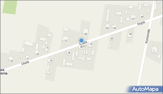 Snochowice, Duża, 40, mapa Snochowice