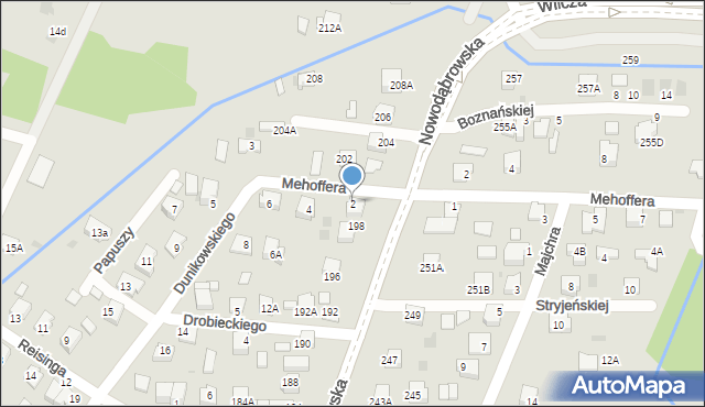 Tarnów, Dunikowskiego Ksawerego, 2, mapa Tarnów