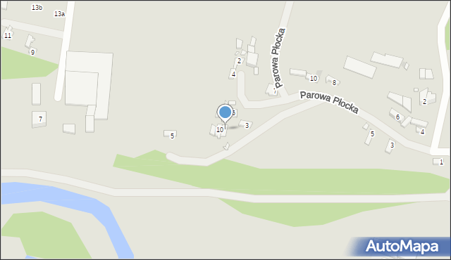 Zakroczym, Duchowizna, 8, mapa Zakroczym