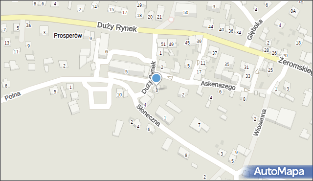 Zawichost, Duży Rynek, 3, mapa Zawichost