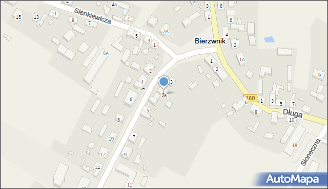 Bierzwnik, Dworcowa, 3a, mapa Bierzwnik