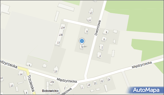 Bobowicko, Dworcowa, 5, mapa Bobowicko