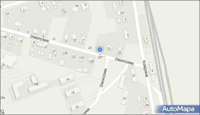 Bolechowo-Osiedle, Dworcowa, 12f, mapa Bolechowo-Osiedle