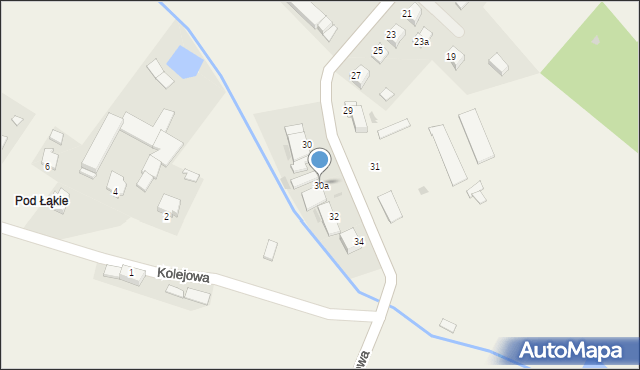 Bukowiec, Dworcowa, 30a, mapa Bukowiec