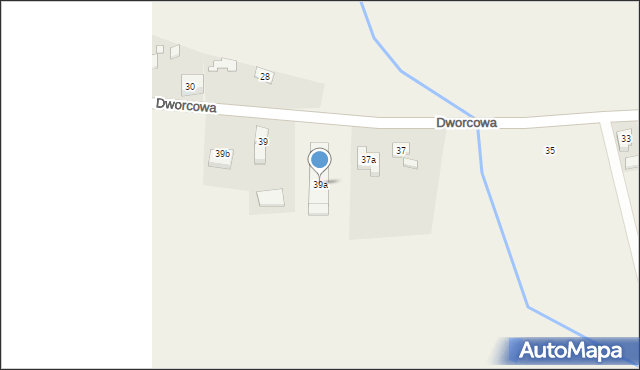 Chludowo, Dworcowa, 39a, mapa Chludowo