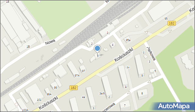 Czarnków, Dworcowa, 3, mapa Czarnków