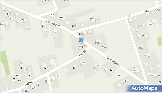 Czyżowice, Dworcowa, 60B, mapa Czyżowice