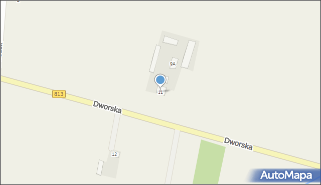 Drelów, Dworska, 11, mapa Drelów