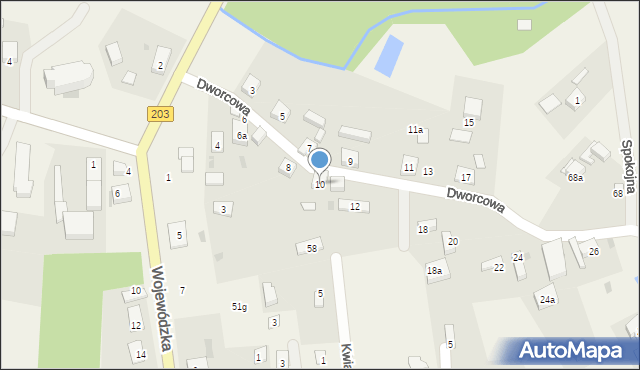 Duninowo, Dworcowa, 10, mapa Duninowo