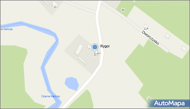 Dworczysko, Dworczysko, 11, mapa Dworczysko