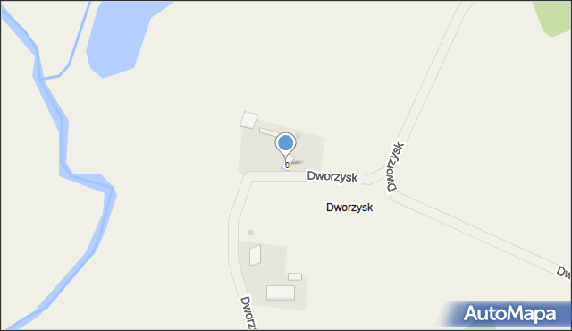 Dworzysk, Dworzysk, 8, mapa Dworzysk