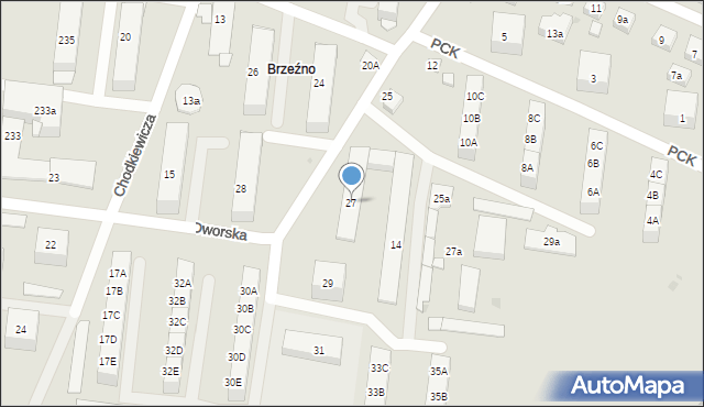 Gdańsk, Dworska, 27, mapa Gdańska